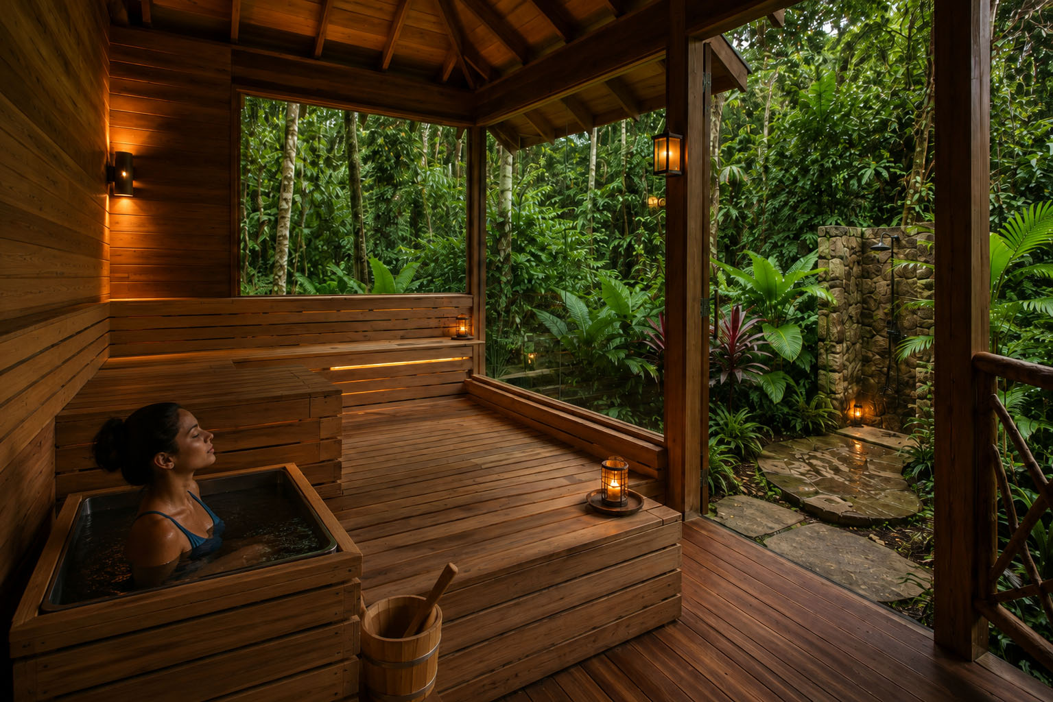 Hydrotherapy and sauna